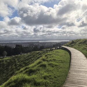 Wooden Boardwalk atop Maungawhau
