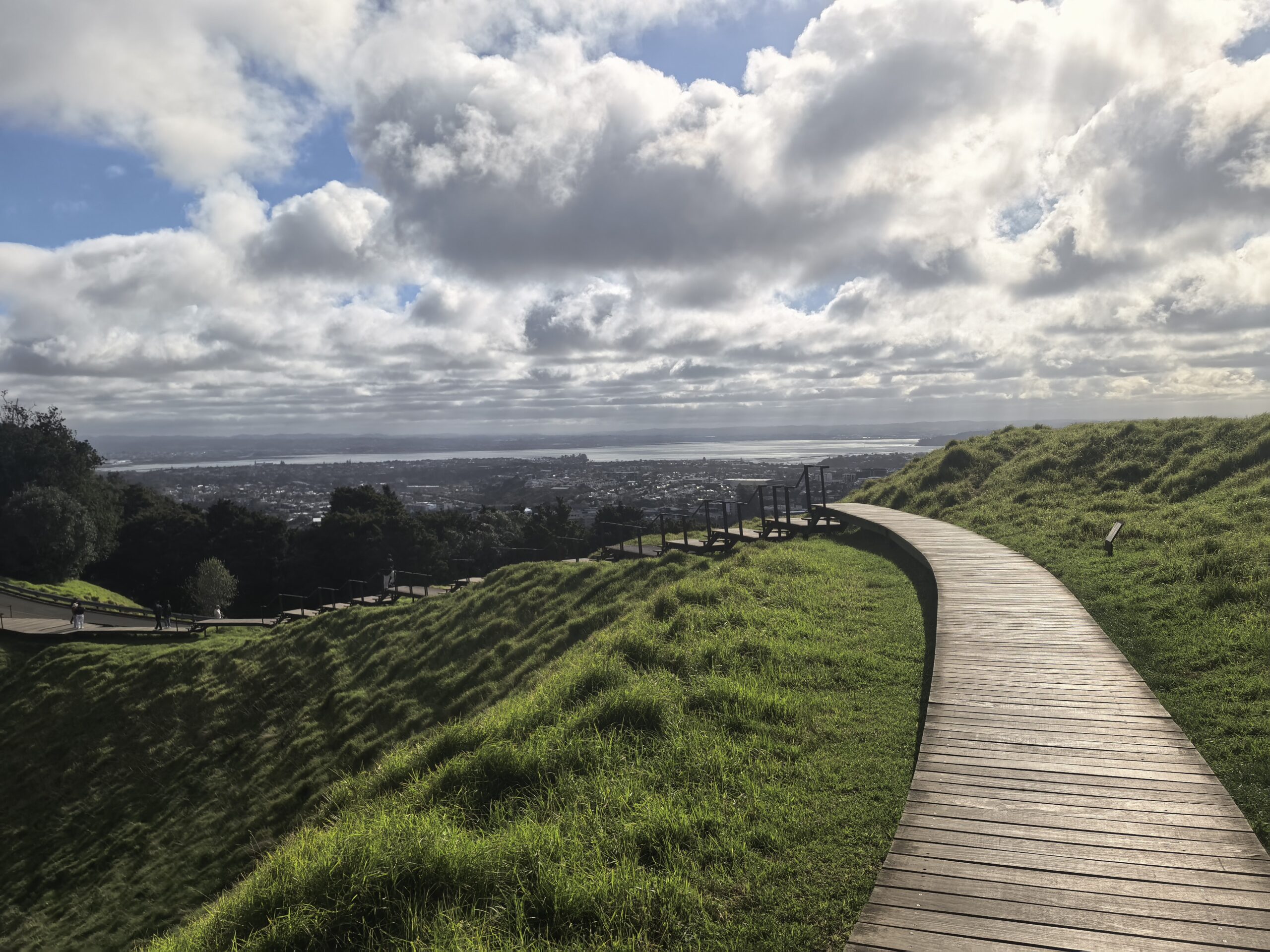 Wooden Boardwalk atop Maungawhau