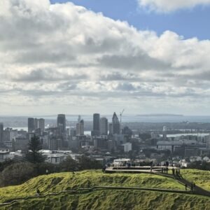 Auckland Cityscape from Mount Eden Summit