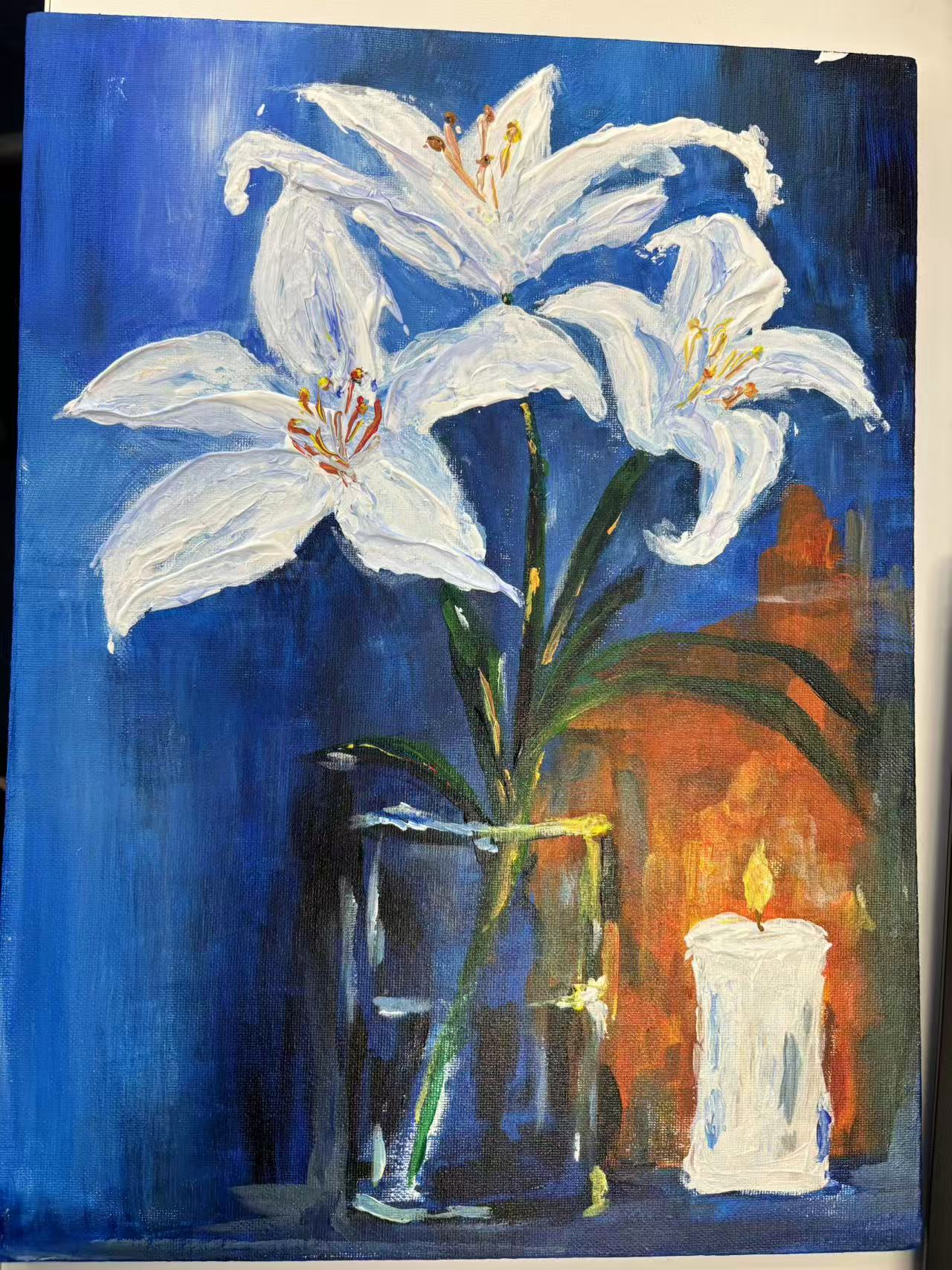 Lilies and Candlelight