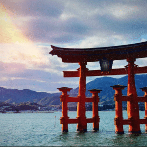 Gateway Between Worlds: Miyajima Torii Gate
