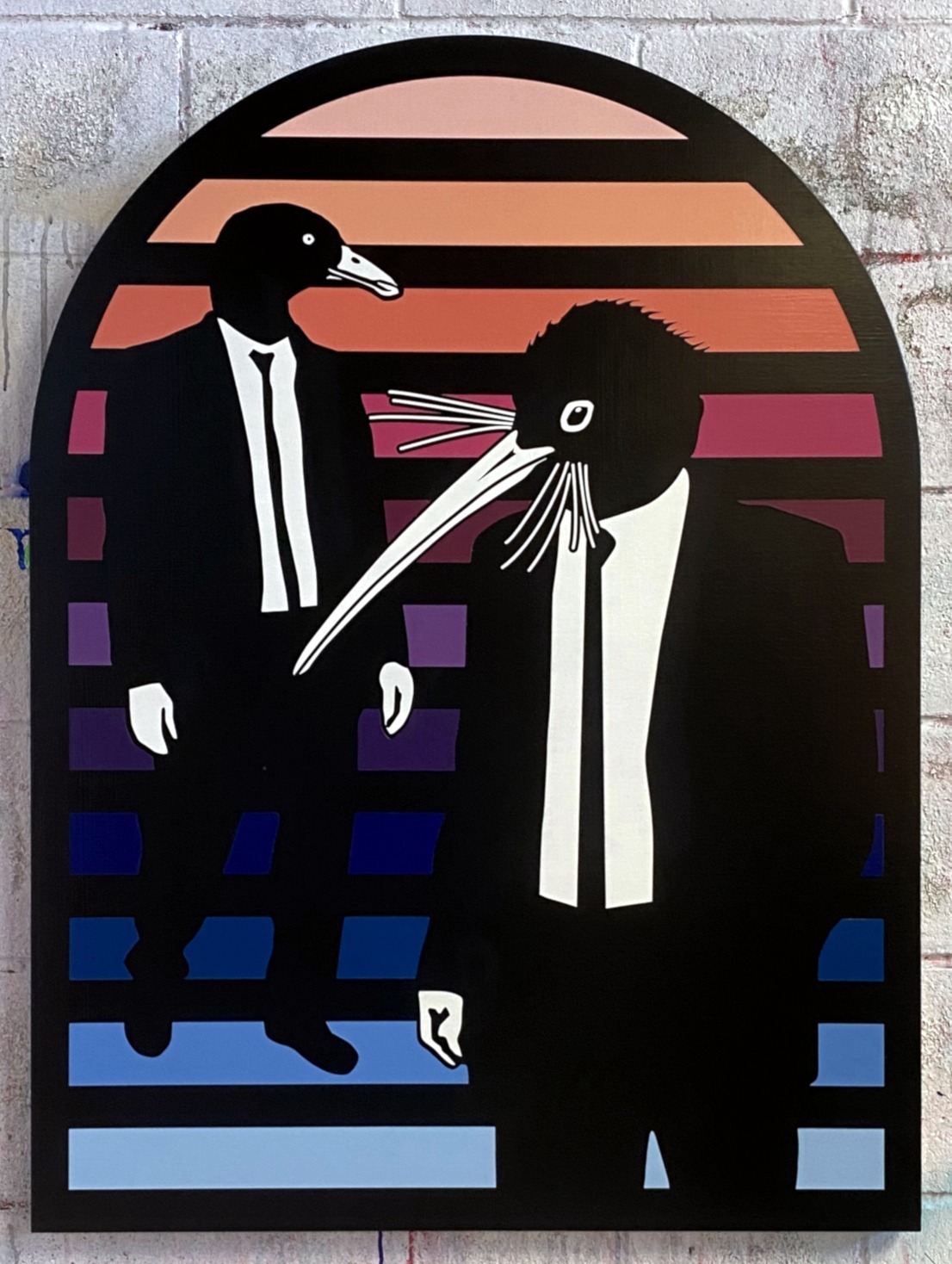 Reservoir Birds Duo Kiwi Whio Arch Sunset 1.1